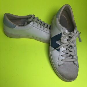 Victoria Sneakers Womens White Navy Leather Suede Made in Spain Low Top Trainers